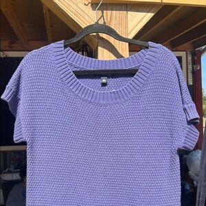 Banana Republic Purple Short Sleeve Top